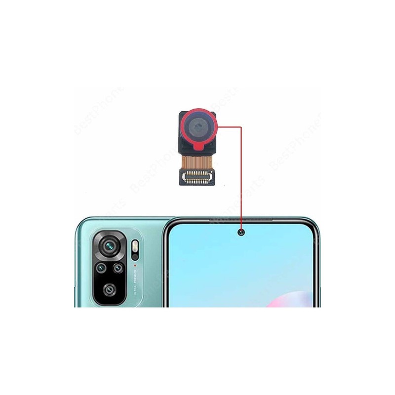 Cámara frontal selfie de reemplazo para celular con flex y conector