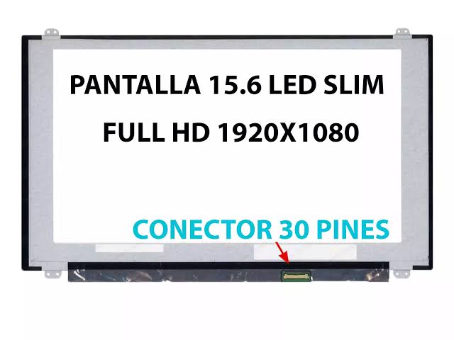 Pantalla LED de reemplazo para laptop con conector de video de pines
